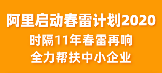 阿里巴巴“春雷计划”2020