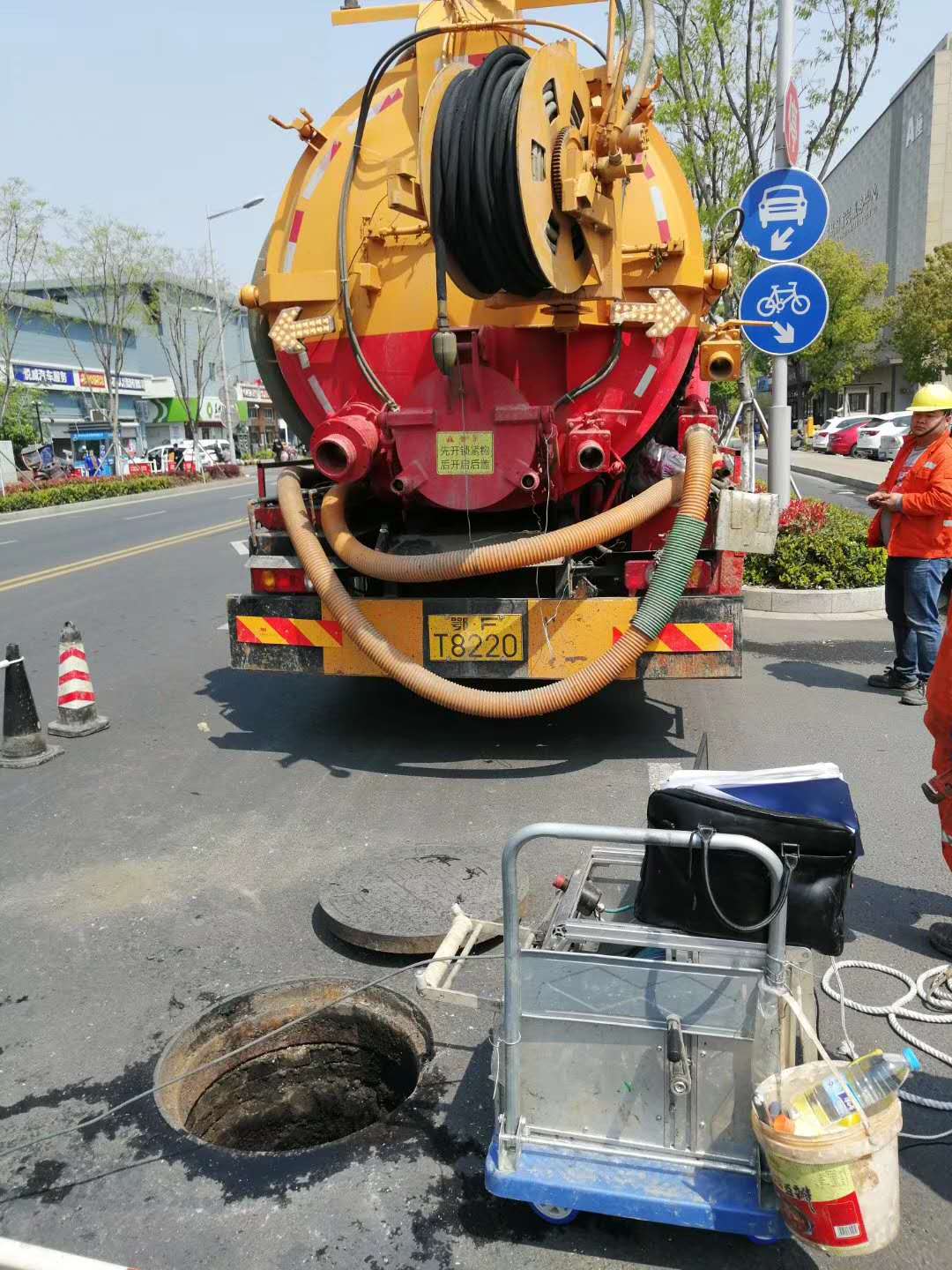 太仓管道清洗 高压清洗管道