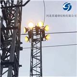 鐵路投光燈塔 四柱角鋼熱鍍鋅投光燈塔