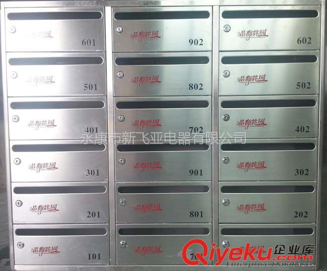 湖州信報(bào)箱佳源房產(chǎn)集團(tuán)住宅小區(qū)不銹鋼信報(bào)箱原始圖片3