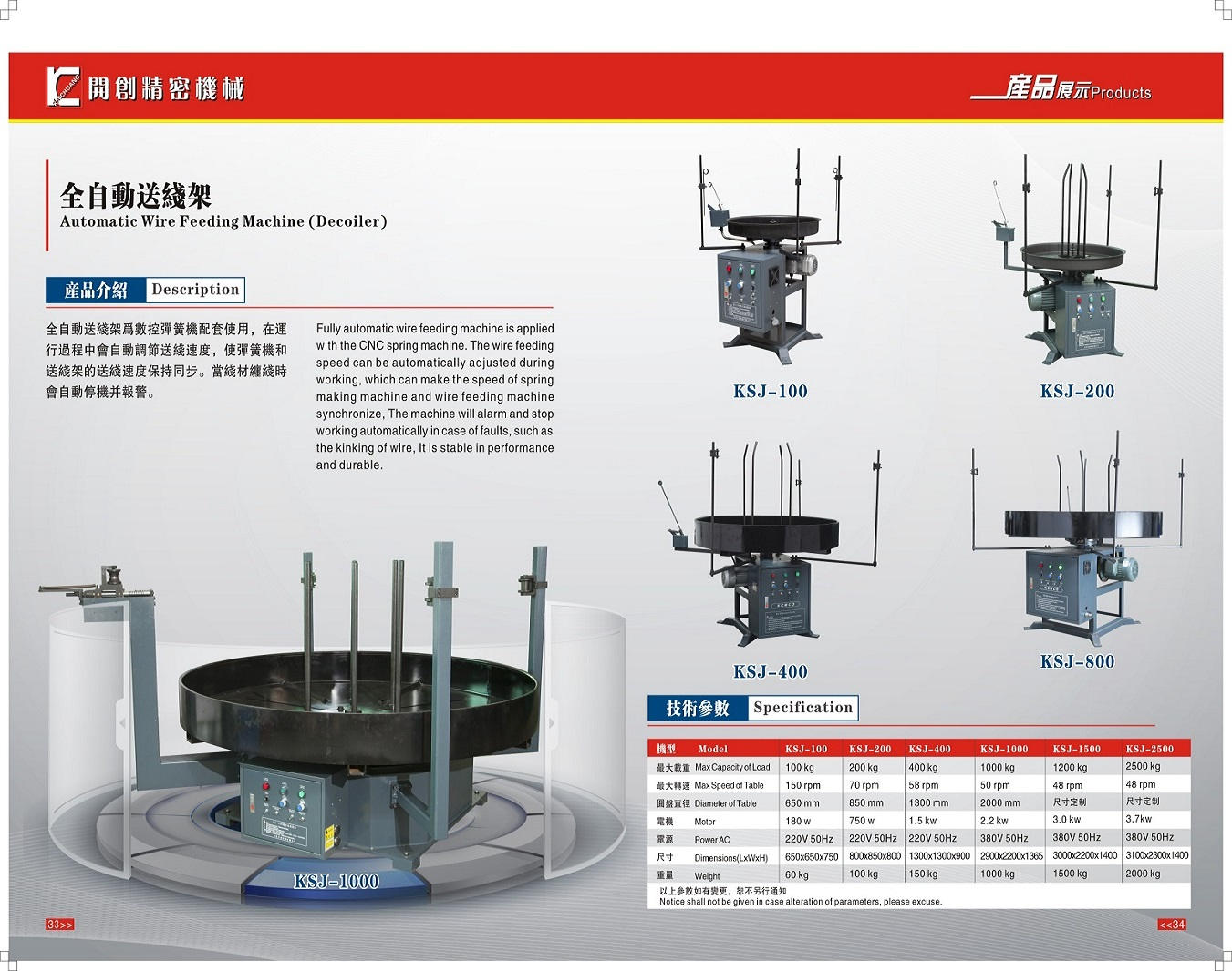 供應東莞開創(chuàng)KSJ-100全自動送線架|100kg送線架|100kg放線架|彈簧機送線架原始圖片3