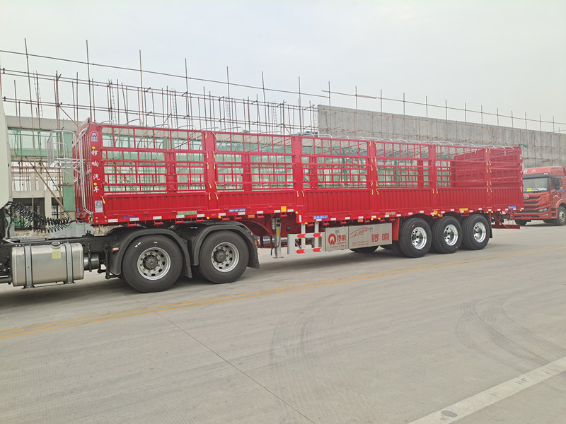 鑼響 倉柵式半掛車 半掛車 新國標(biāo)半掛車 超級盤剎 空氣懸掛半掛車