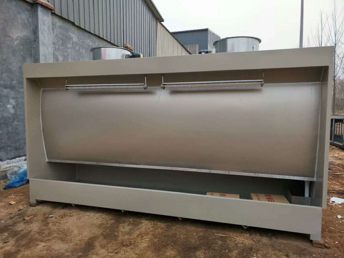 深圳環保水簾柜設備移動伸縮房高溫噴漆房設備品質保證原始圖片2