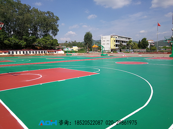 丙烯酸籃球場施工建設及丙烯酸球場建設廠家