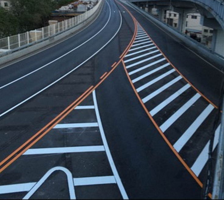 天津道路熱熔冷漆劃線廠房小區(qū)馬路停車場車位車庫斑馬線劃線除線原始圖片2