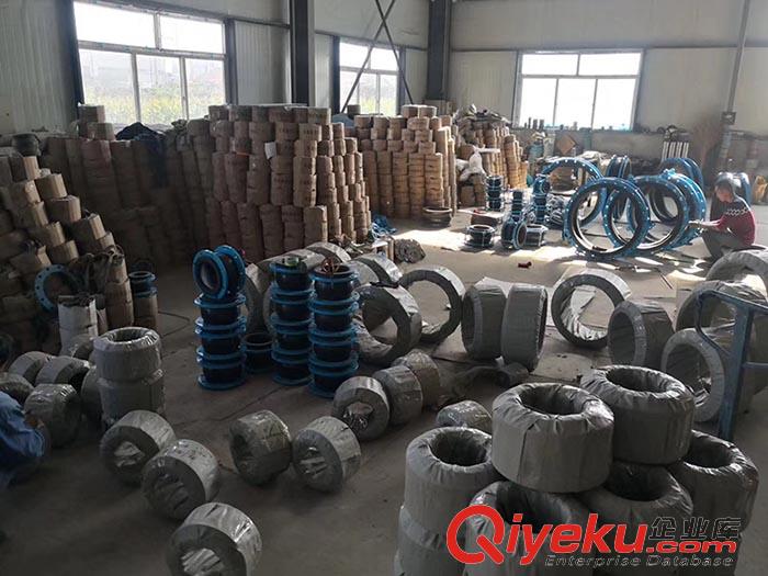 湖北供應DN150法蘭式柔性橡膠軟接頭坤航廠家尺寸精準原始圖片3