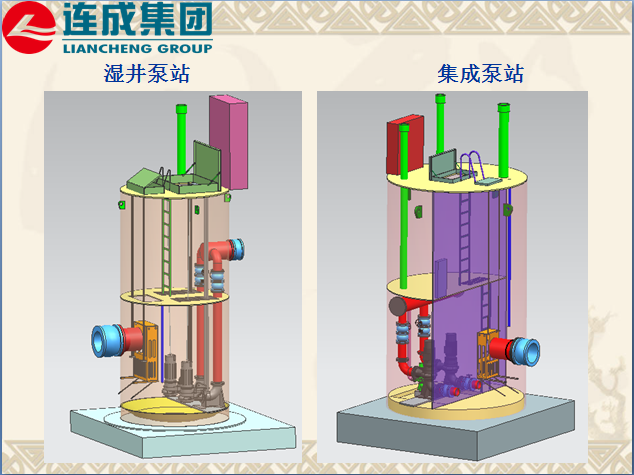 連成一體化預(yù)制泵站