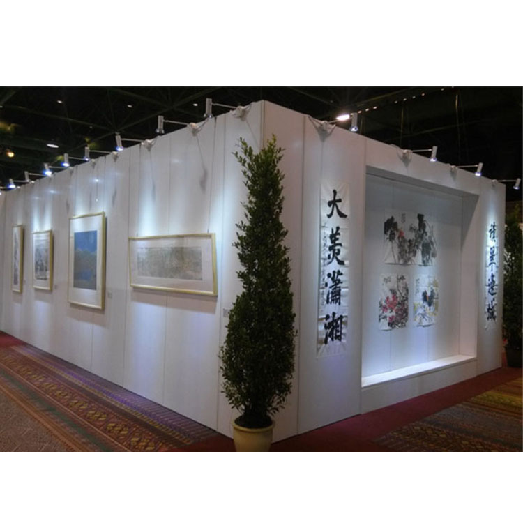 廠家直銷書畫展板無縫拼接藝術板墻 博物館掛畫麻布面藝術板墻原始圖片2