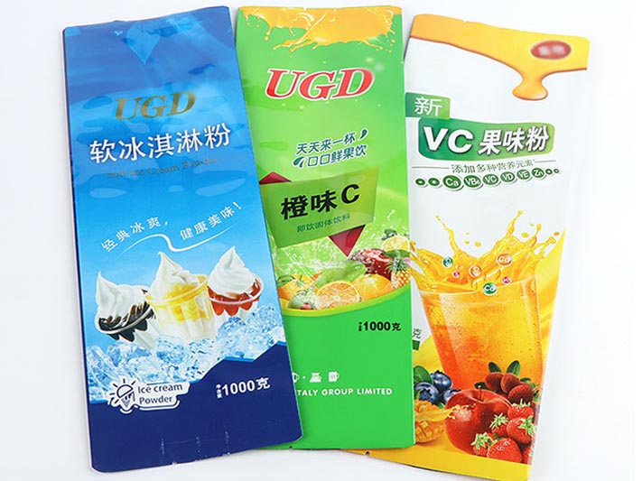 供應(yīng)冰淇淋粉鋁箔袋冰沙果味粉包裝袋原始圖片3