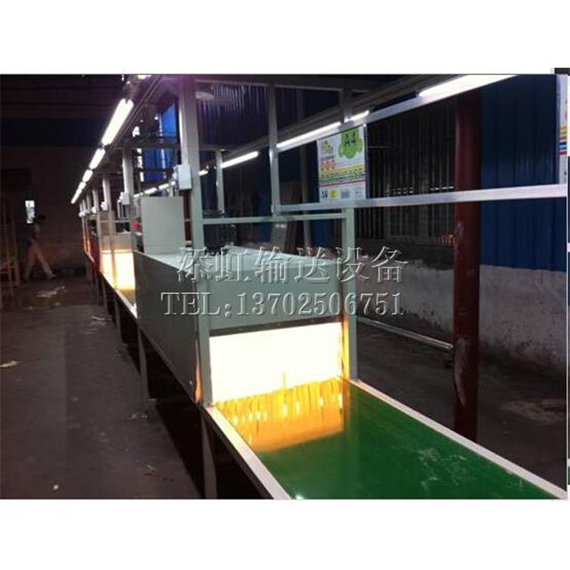 Light wave screen drying line