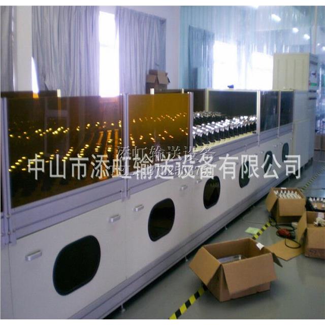 LED fluorescent lamp aging line