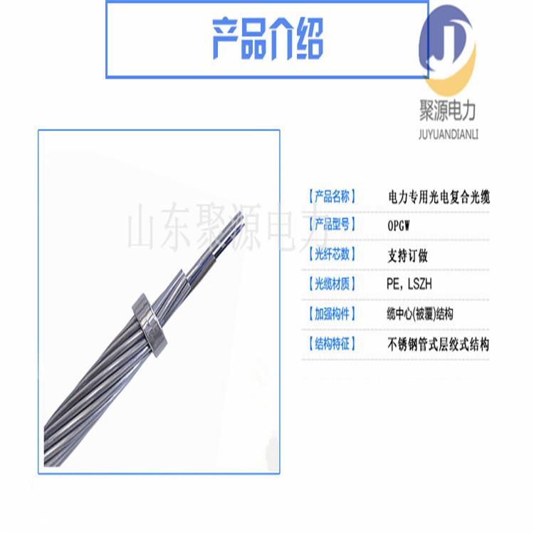 廠家直銷24芯45芯OPGW光纜中心管式原始圖片2