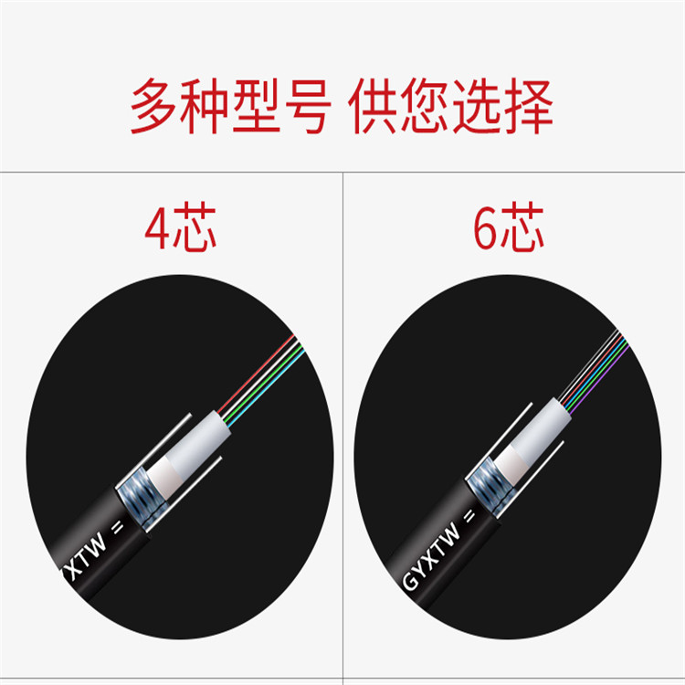 光纜廠家直銷8芯單模室外光纜中心束管輕凱裝 GYXTW通信光纜原始圖片2