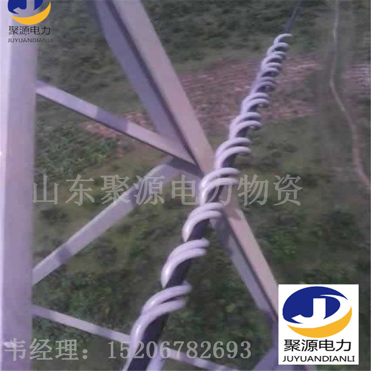 供應防振鞭 防振條 廠家銷售螺旋減震器 防護金具原始圖片2