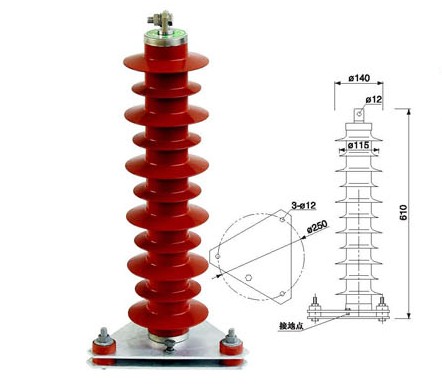 上海電站型氧化鋅避雷器YH10W-200/520W廠家直銷