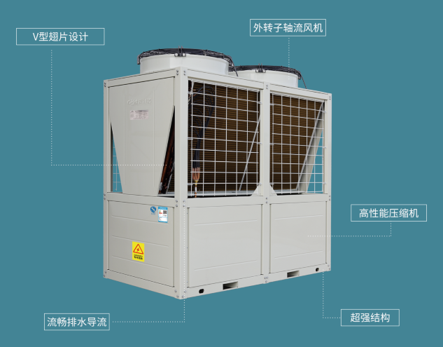 河南高格中央空调130风冷模块机组