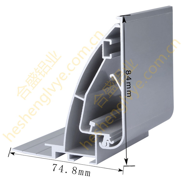 批發(fā)廣東單面80圓角卡布燈箱鋁型材 LED電子顯示屏邊框 8公分卡布鋁材