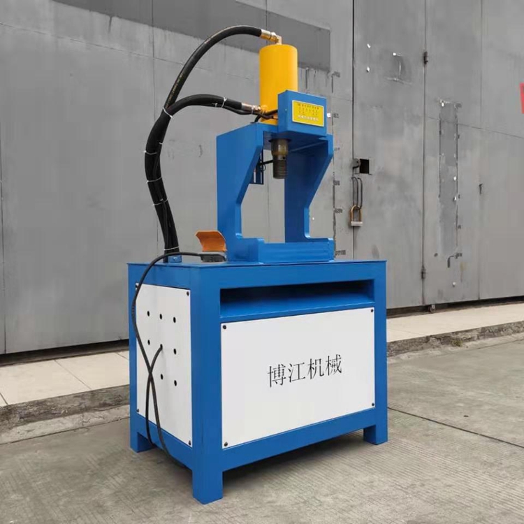 角鐵方管沖孔下料機 金屬管材開月牙口機 樓梯扶手貨架管沖孔原始圖片3