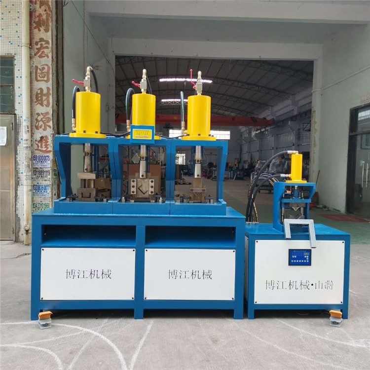 不銹鋼切角機 方管切45度角門窗折邊沖90度角一次成型鋁合金倒角