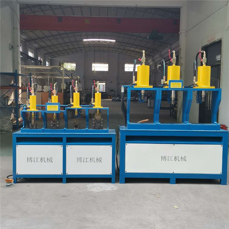 佛山市廠家直銷槽鋼工字鋼沖孔切斷機(jī)液壓護(hù)欄扶手打孔切弧開口機(jī)