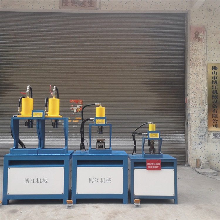 半自動(dòng)液壓方通沖孔機(jī) 槽鋼切斷下料模具 30角鐵高速打孔設(shè)備原始圖片3