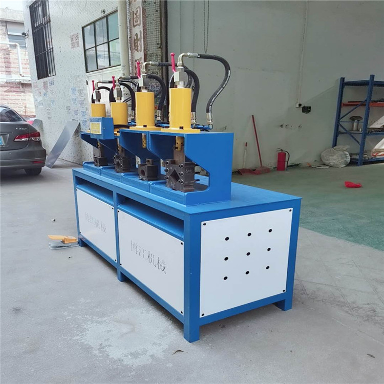 廣東不銹鋼液壓沖孔機 防盜網沖眼機 樓梯扶手坡口機