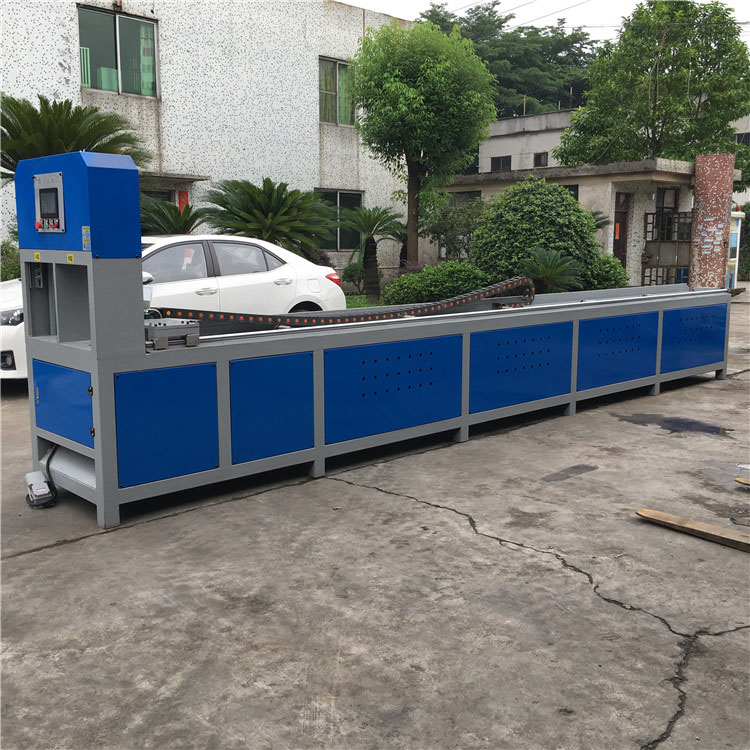 不銹鋼方管鐵管自動(dòng)沖孔下料機(jī) 角鐵沖孔切斷機(jī)圓管多面沖孔機(jī)原始圖片2