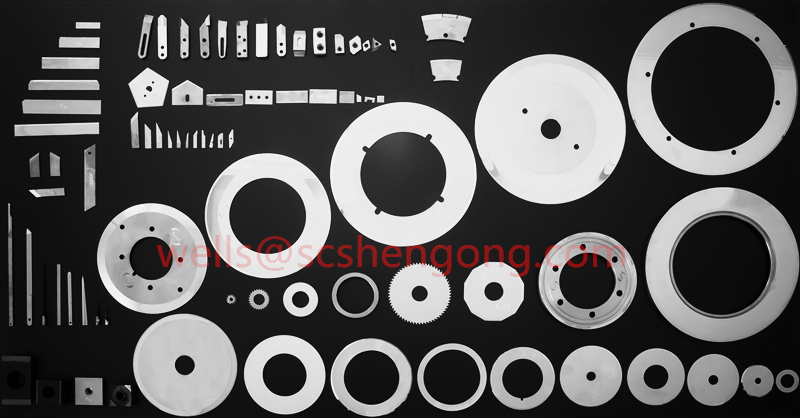 包裝行業分條機用電磁極片分切用鎢鋼圓刀硬質合金工業刀具